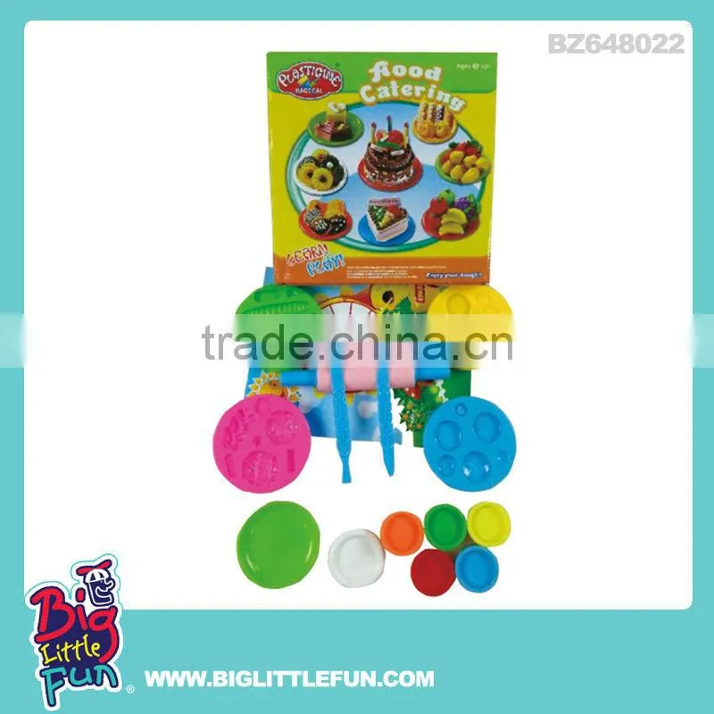 Kids dinosaur world play dough set toy