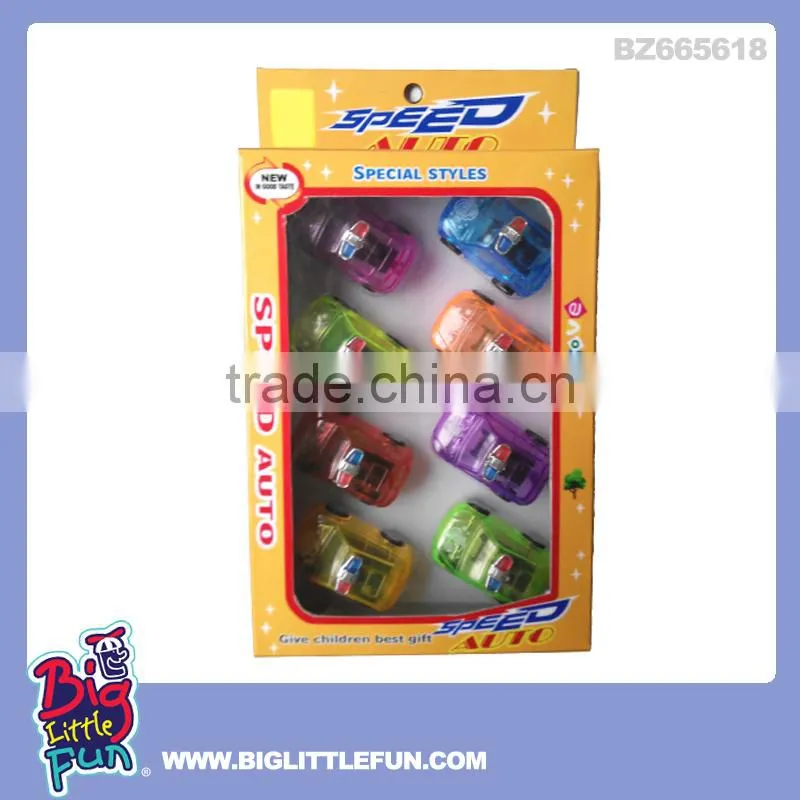 Pull back toy police mini car toy