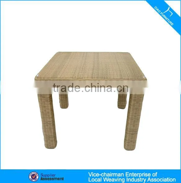 Durable exported furniture PE rattan table CF741