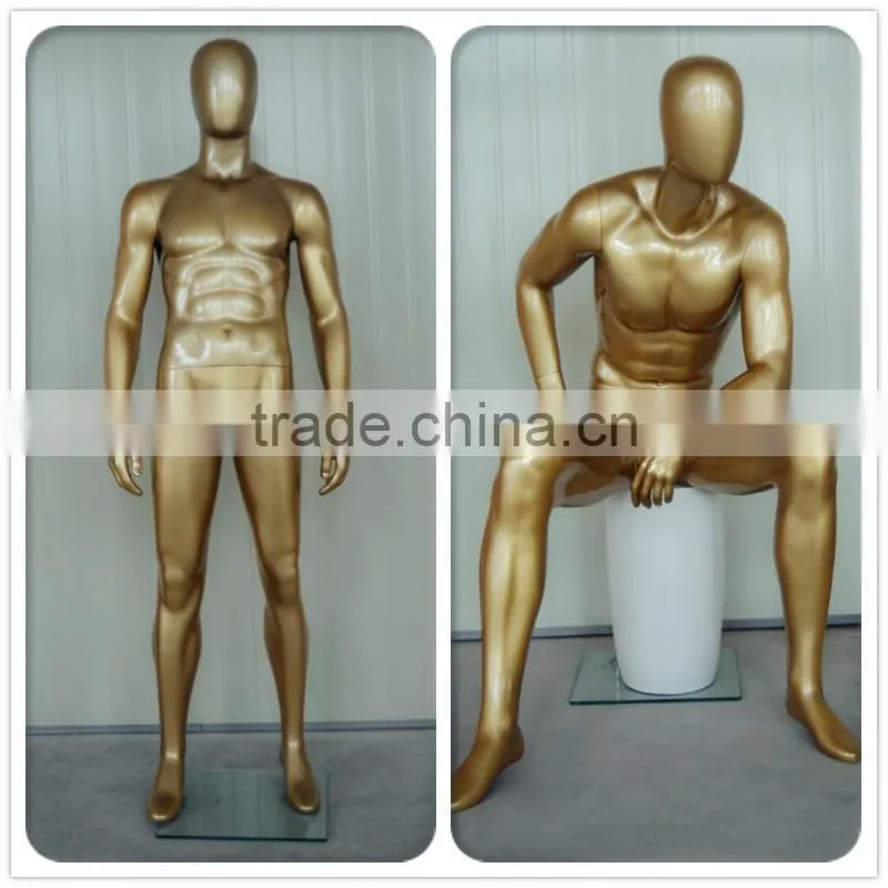 lifelike fashion sports display modern male mannequin,jacket display modern male mannequin