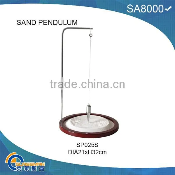 SP011,pit and sand pendulum crafts clever games fancy sand pendulum for decoratiom