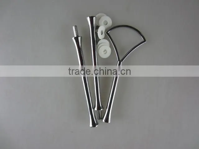 Metal Wedding cake stands golden/silver handles fittings/Hardware