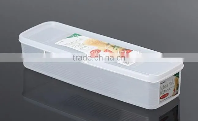 OEM&ODM Square Easy Open And Lock Storage Container/Plastic Pasta Storage Containers