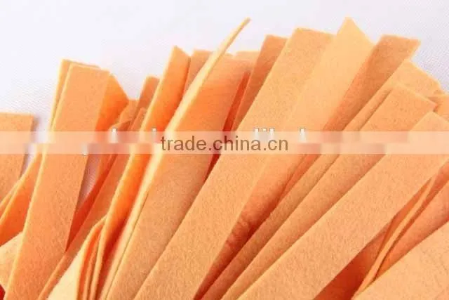 Colorful non woven fabric mop with plastic hook/ mop head