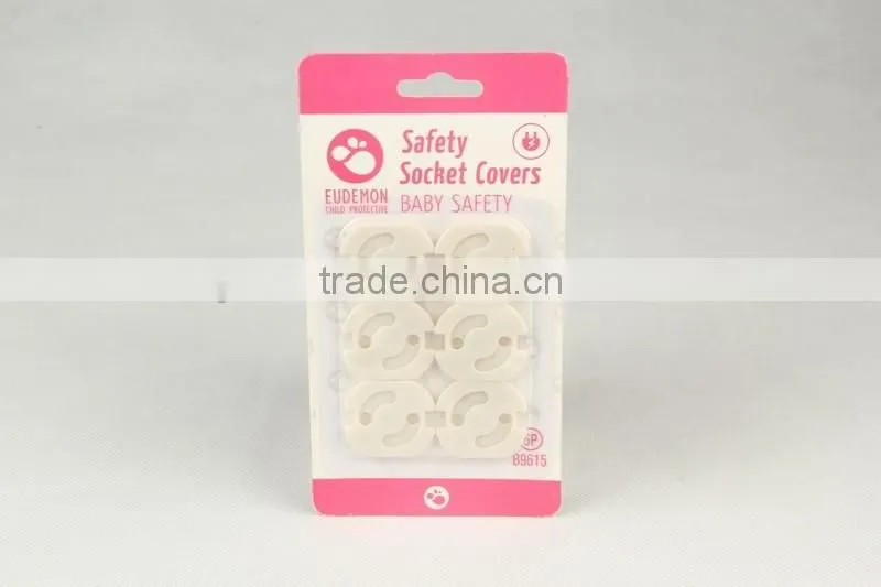 6PC round shape European-standard safety socket cover, baby protection