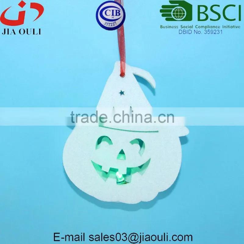 new design with LED light hanging felt haunt non-woven Halloween elf