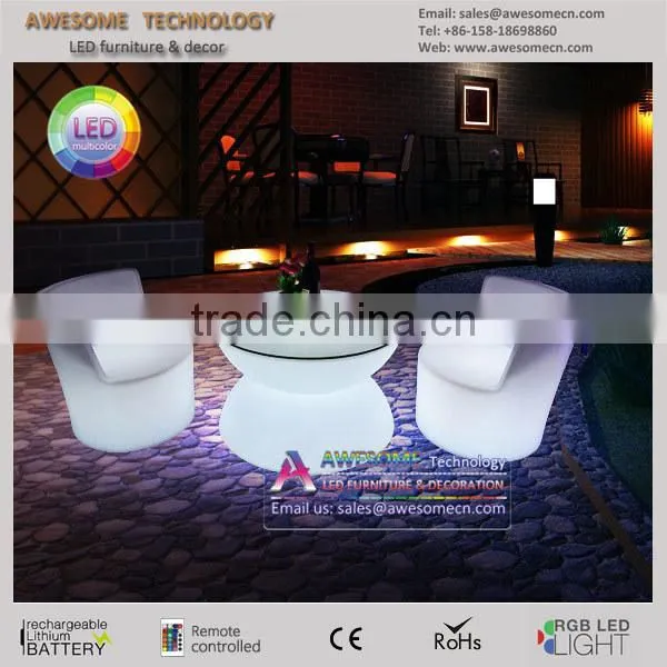 led illuminated leisure chair for event rental