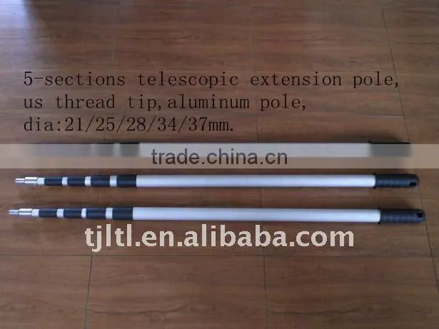 decorated material extension pole for painting tools