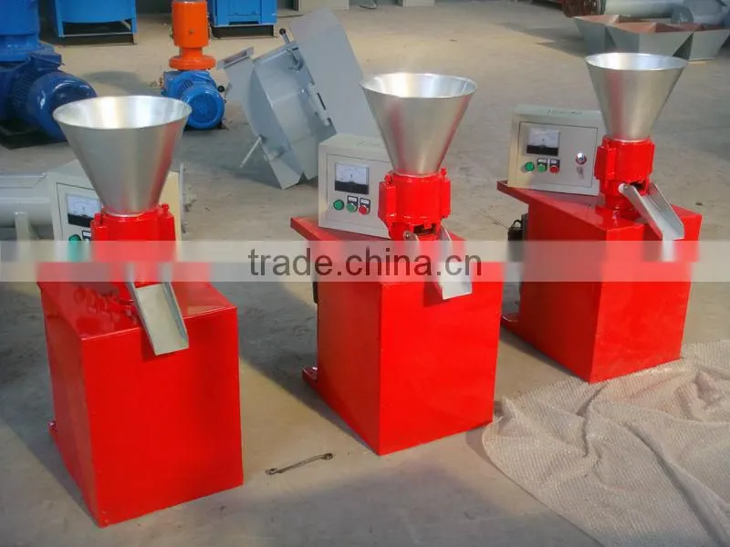 China supply SKJ 150 Flat-Die Household/domestic biomass animal feed pellet mill/pellet machine for sale