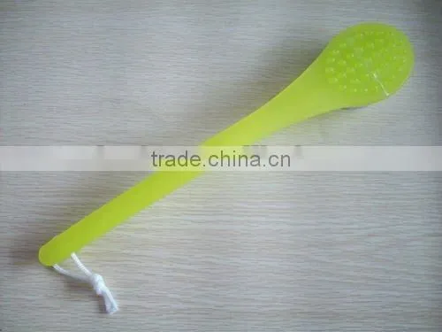 plastic handle bath brush with nylon