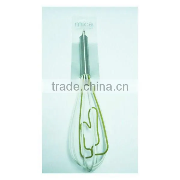 SS2103 silicone egg whisk
