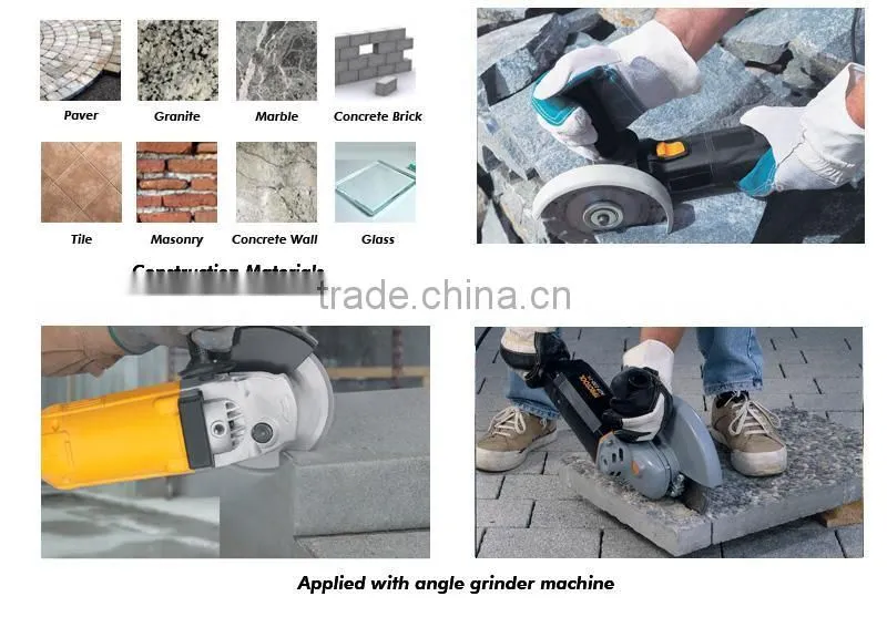 Flush cutter diamond blade with T segment for cutting granite