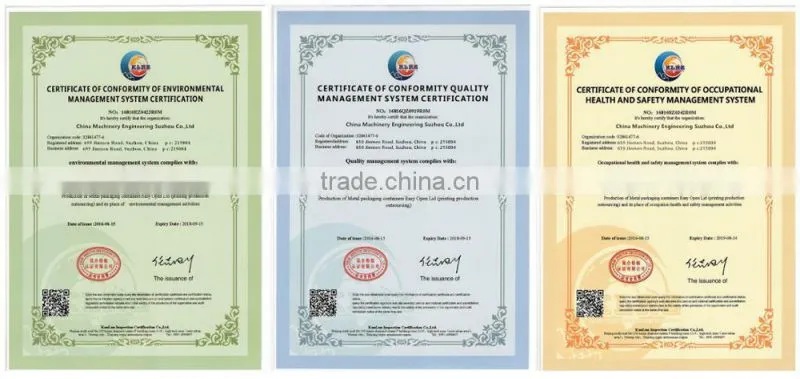 202# Wholesale exported easy open end