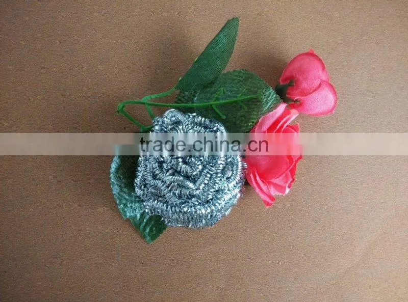 Cheaper kitchen cleaning scourer stainless steel scourer