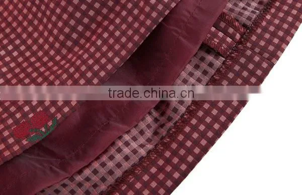 new coming lovely printed school girl's plaid skirt uniform with new design