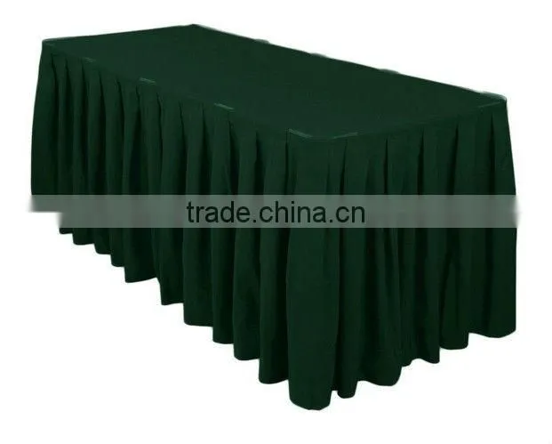 21ft accordion pleat polyester table skirt royal blue