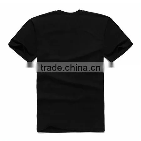 Fashion high quality 3d printed plain cuttom design dry fit t-shirt