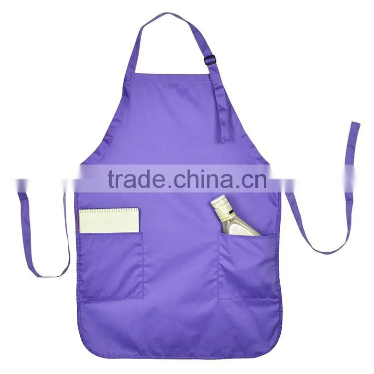 Bulk Cheap Price Heat Resistance Blank With Pocket Cooking Cotton Kitchen Apron