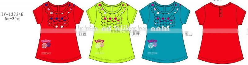 stocklot girl t shirt branded short Sleeve chidren wholesale gril top
