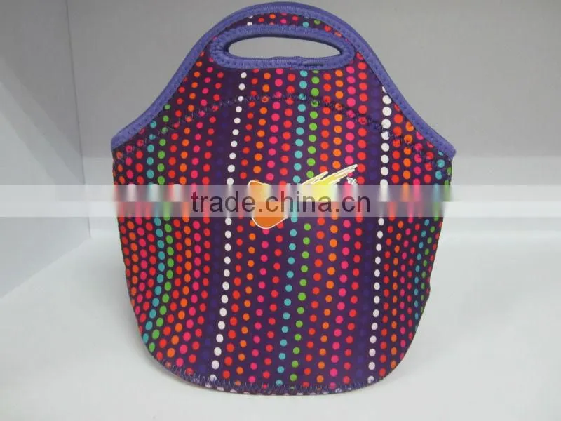 high quality cute design Neoprene lunch bag
