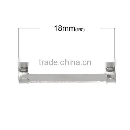 Wholesale Silver Tone Rectangle Ring Size Adjuster Reducer Resizer Clip