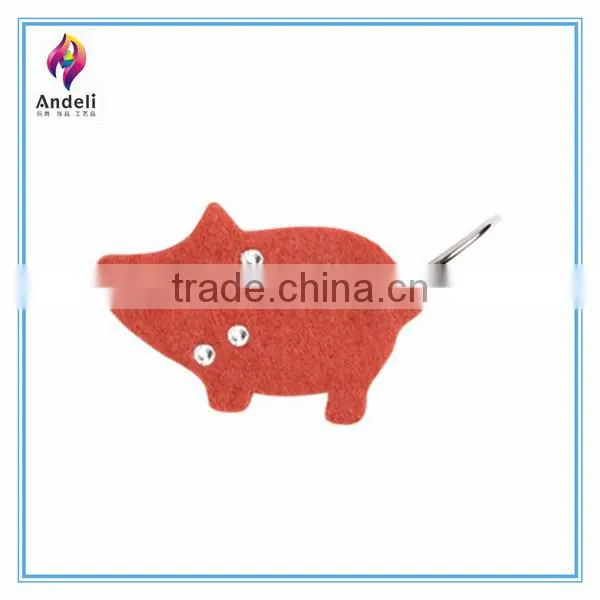hot sale polyester felt turbo keychain manufacturers in china