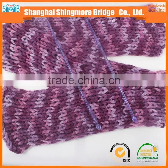 Chunky knitting yarns factory direct wholesale oeko tex certified acrylic yarn, pattern dyeing with acrylic yarn prices