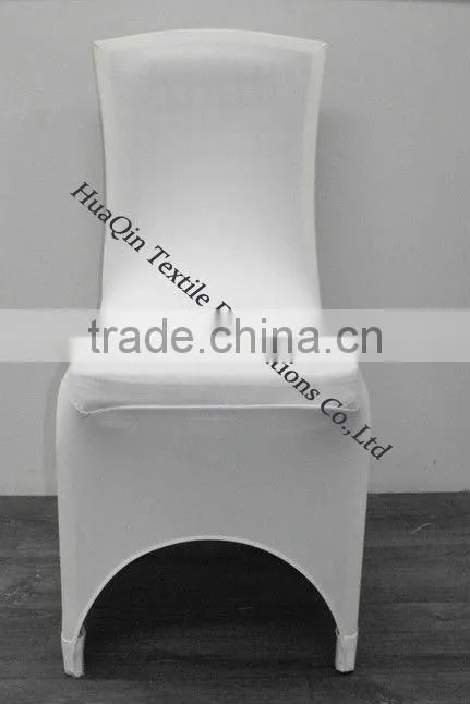 6FT Spandex Lycra Rectangle Table Cover With Open Sids To Accommodate Banquet Chairs