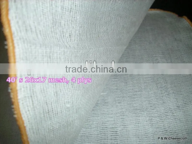 100% Cotton Gauze Cheese Cloth Face Cleaning Cloth 4layers 23cm x 28cm