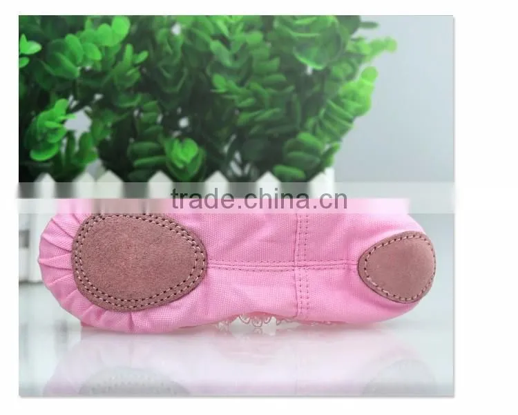 New Fashion Girls Canvas Soft Sole Lace Shoes Children Kids Ballet Dance Shoes