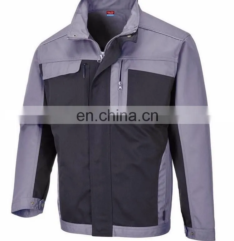 customized polycotton drill Multifunctional pocket good quality work jacket