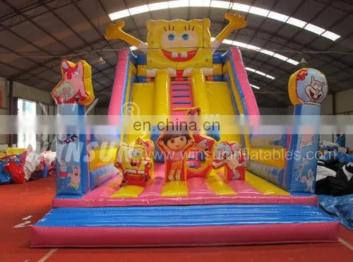 indoor or outdoor inflatable children slide bob slide on sale