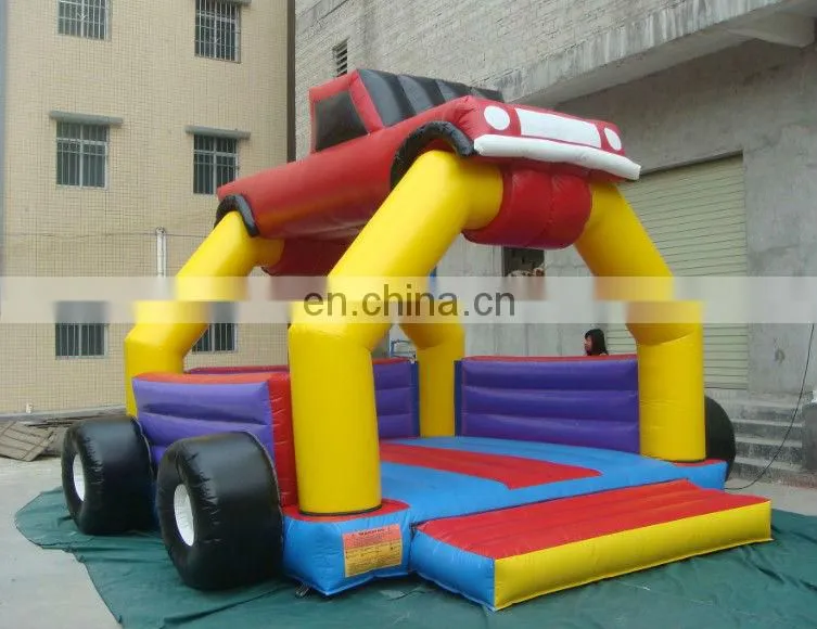 Inflatable slide bouncer combo