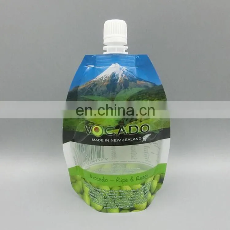 factory manufacture customized Stand up plastic printing packaging pouch, stand up spout pouch for drinks/water/liquid