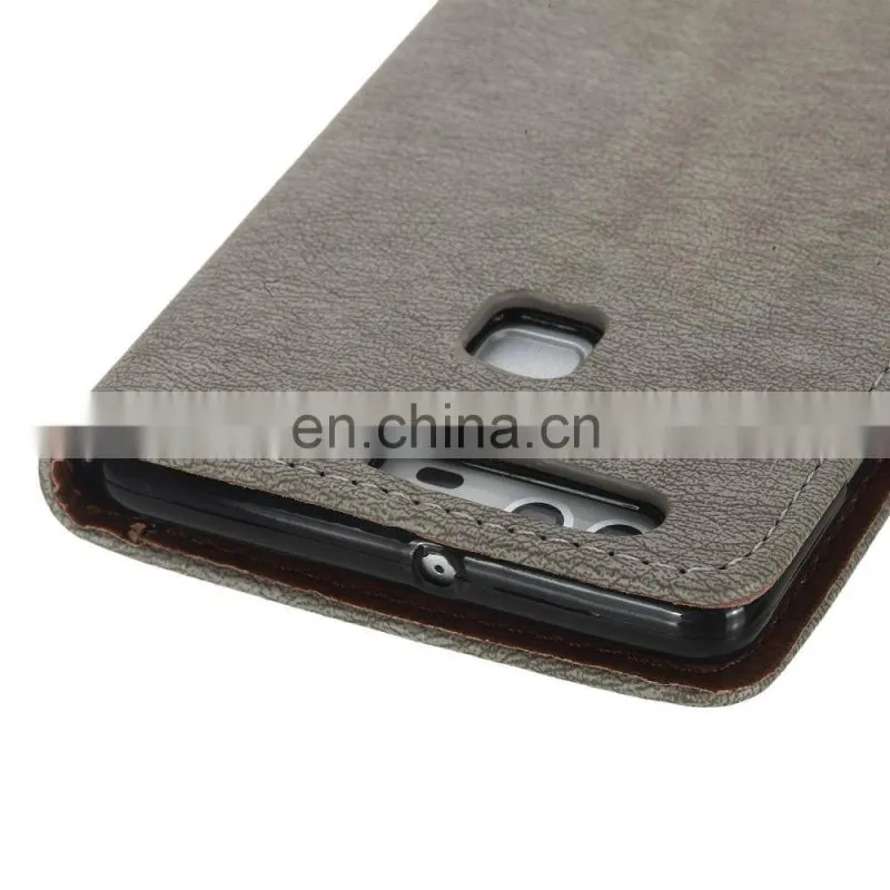 Wallet Style PU Leather case ,Card Holder with strap case for Huawei Ascend P9