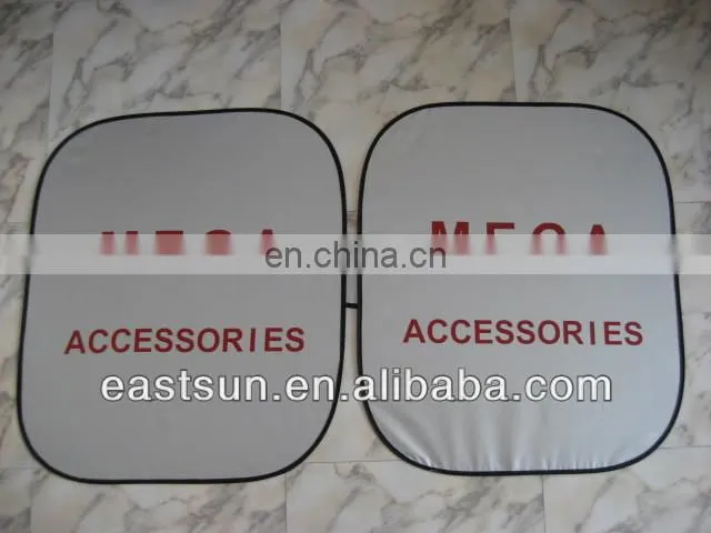 190T front windshield advertising foldable car sunshade