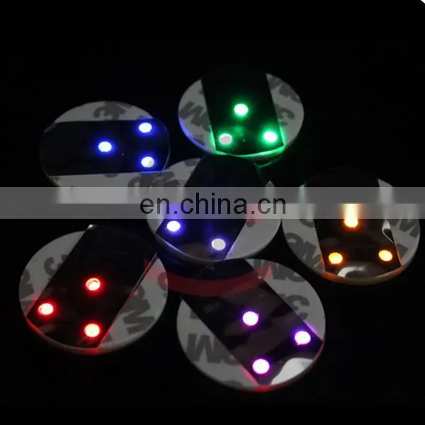 Glovion cool coaster for party led sticker coaster Led flashing coasters