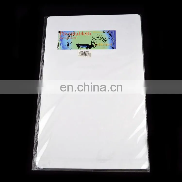 OEM order plastic hot food dining table mat
