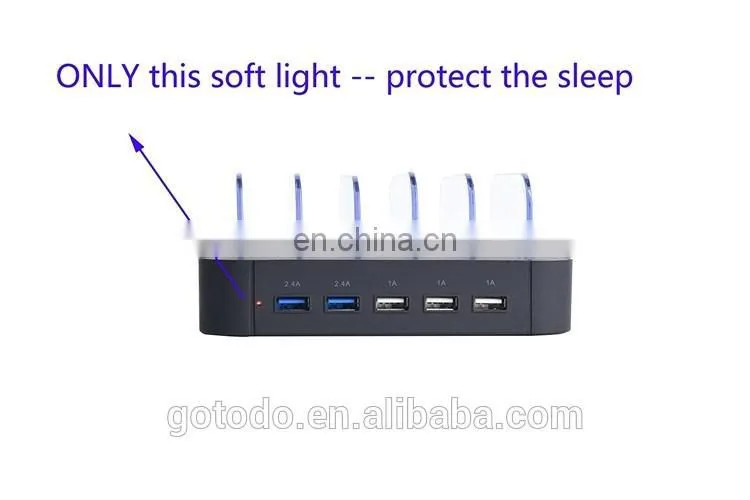 Amazon universal multi port 5 port mobile phone USB charging station
