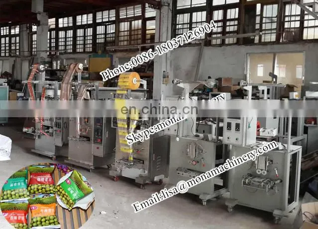 Vertical small plastic bag 4 sides seal ketchup/food/tomato paste automatic packing machine
