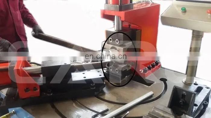 Automatic stainless steel pipe tube notcher machine