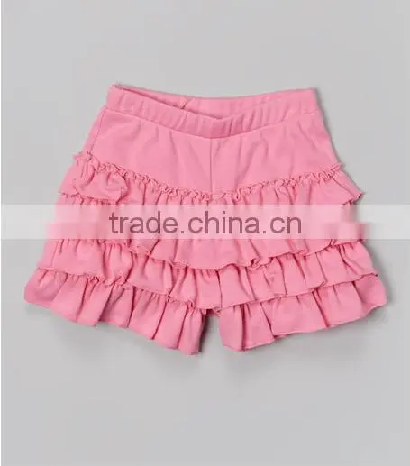 Two tier ruffled shorts for little girls, little girls shorts, girls capri pants, girls ruffled capris, little girls summer shor
