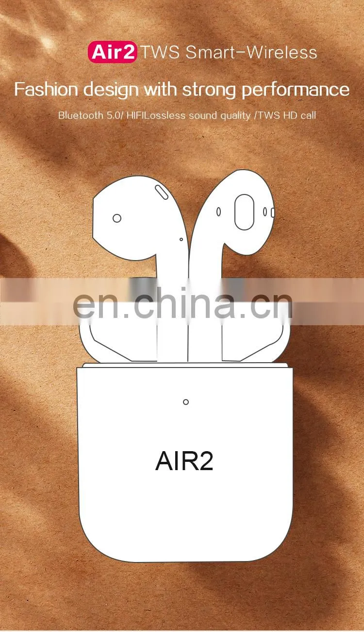 TWS Headphones True Wireless Earphone With Mic In-ear Earbuds Touch Control Charging Case