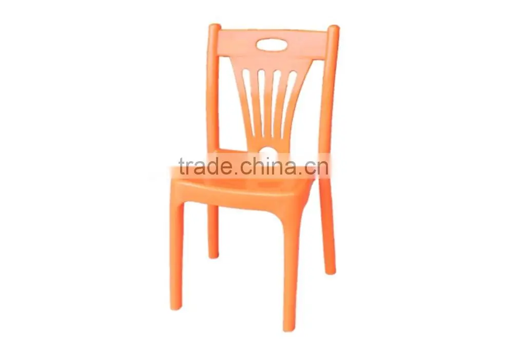 European style children plastic dining chair in restaurant