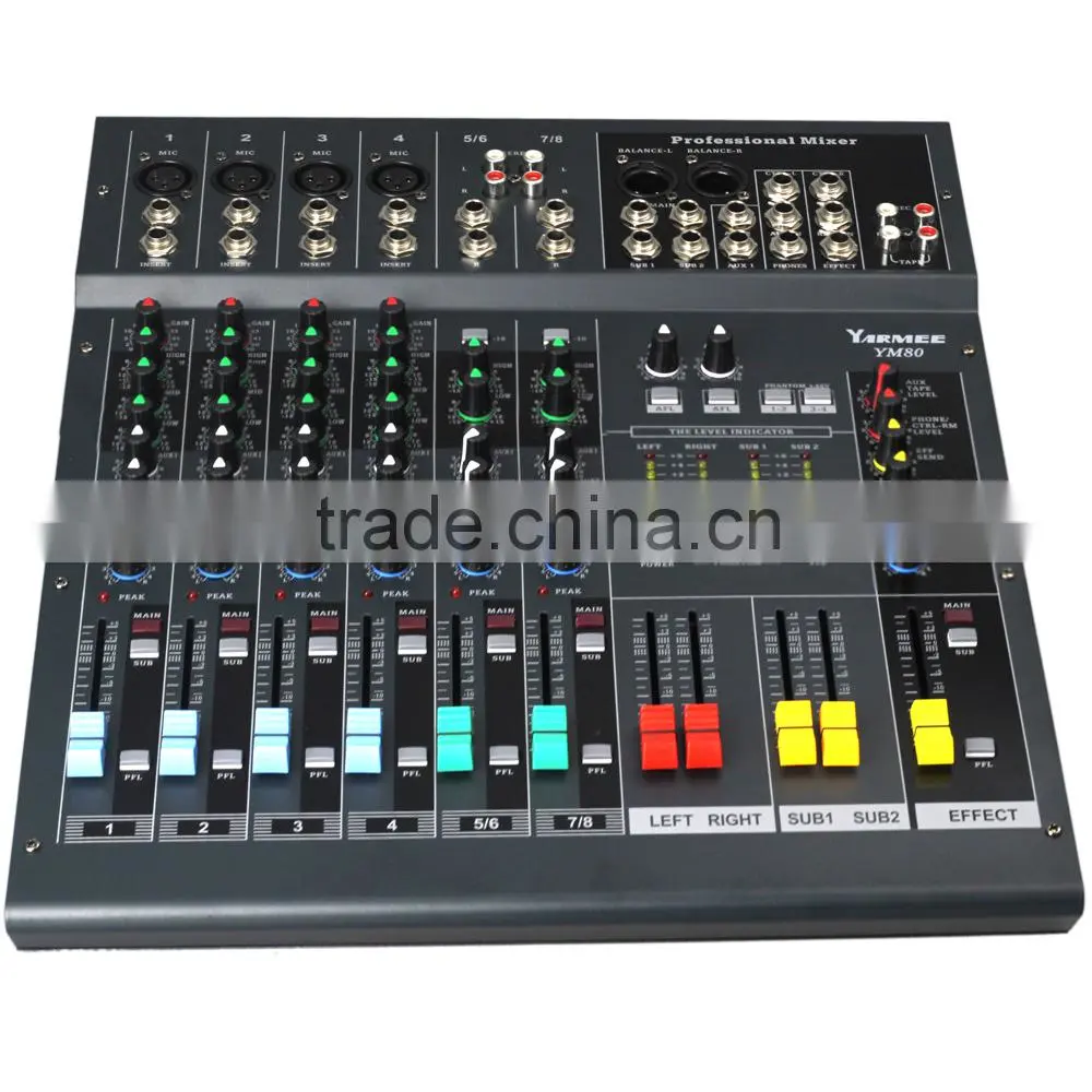 Karaoke mini audio mixer YM80 --YARMEE