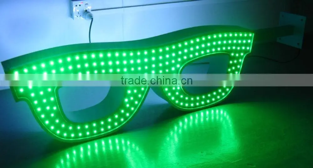 Remote control LED neon sign for opticial led neon glasses screen sign board