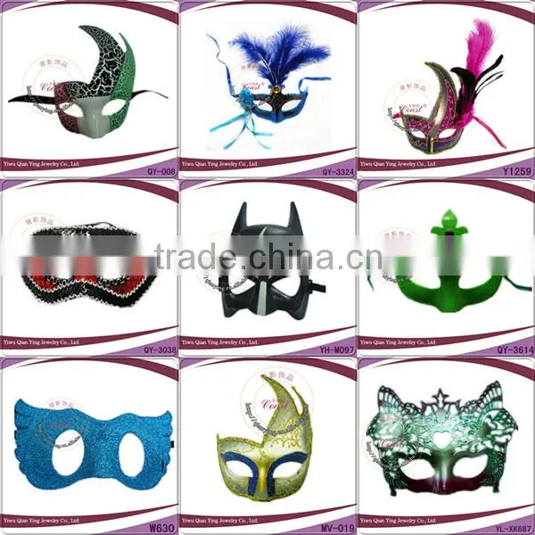 new style blue giliter crown masquerade party masks