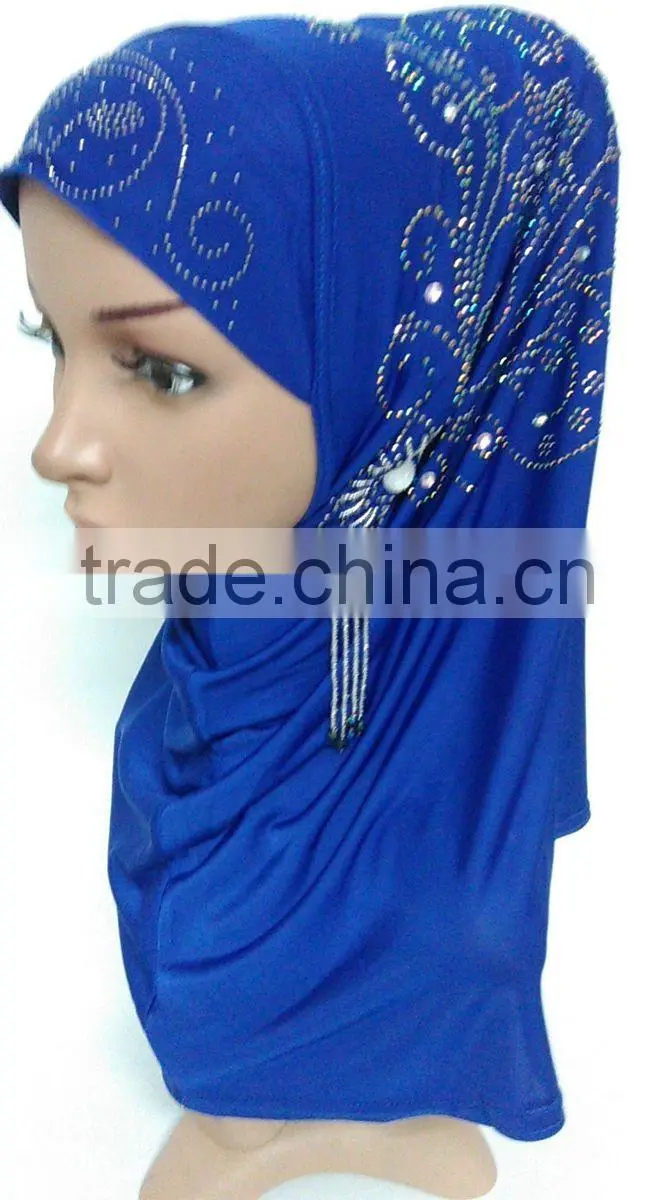 2016 New Fashion islamic hejab Beaded big HIJAB