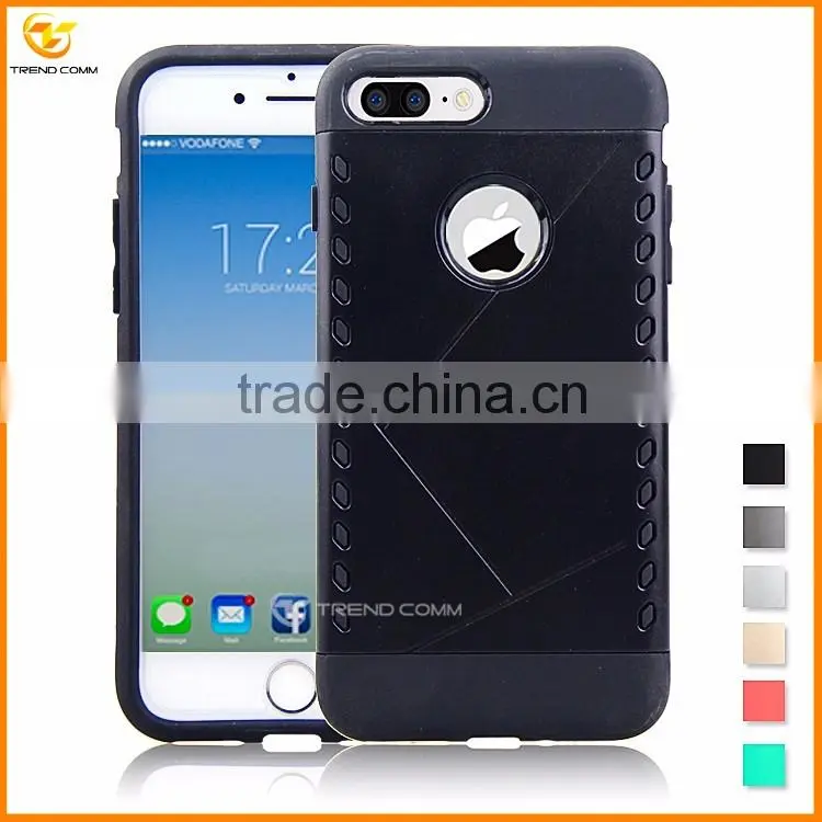 high quality wholesale shockproof armor hard cover for iphone 7 plus
