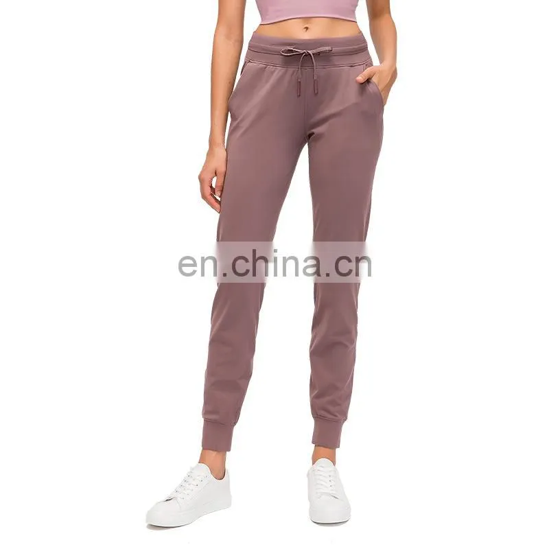 1 pcs MOQ custom logo New arrival super good quality women workout running gym yoga training jogger pants